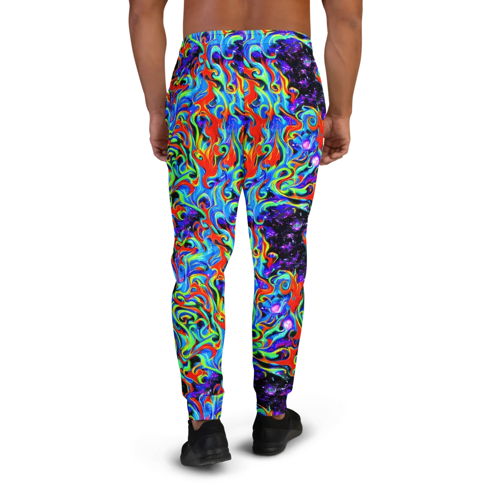 Sapphire Serpentine on Men's Joggers — Back