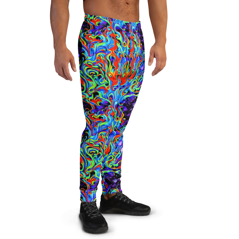 Sapphire Serpentine on Men's Joggers — Right