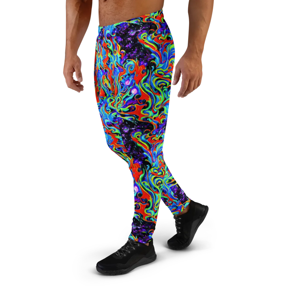 Sapphire Serpentine on Men's Joggers — Left