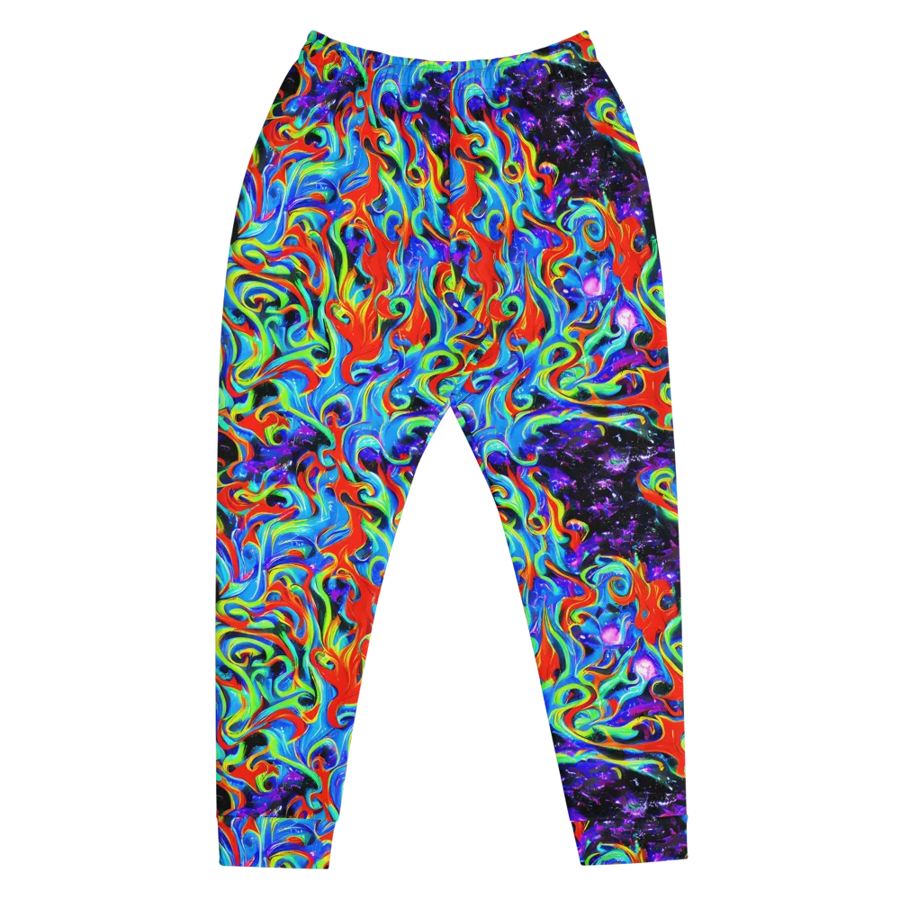 Sapphire Serpentine on Men's Joggers — Front