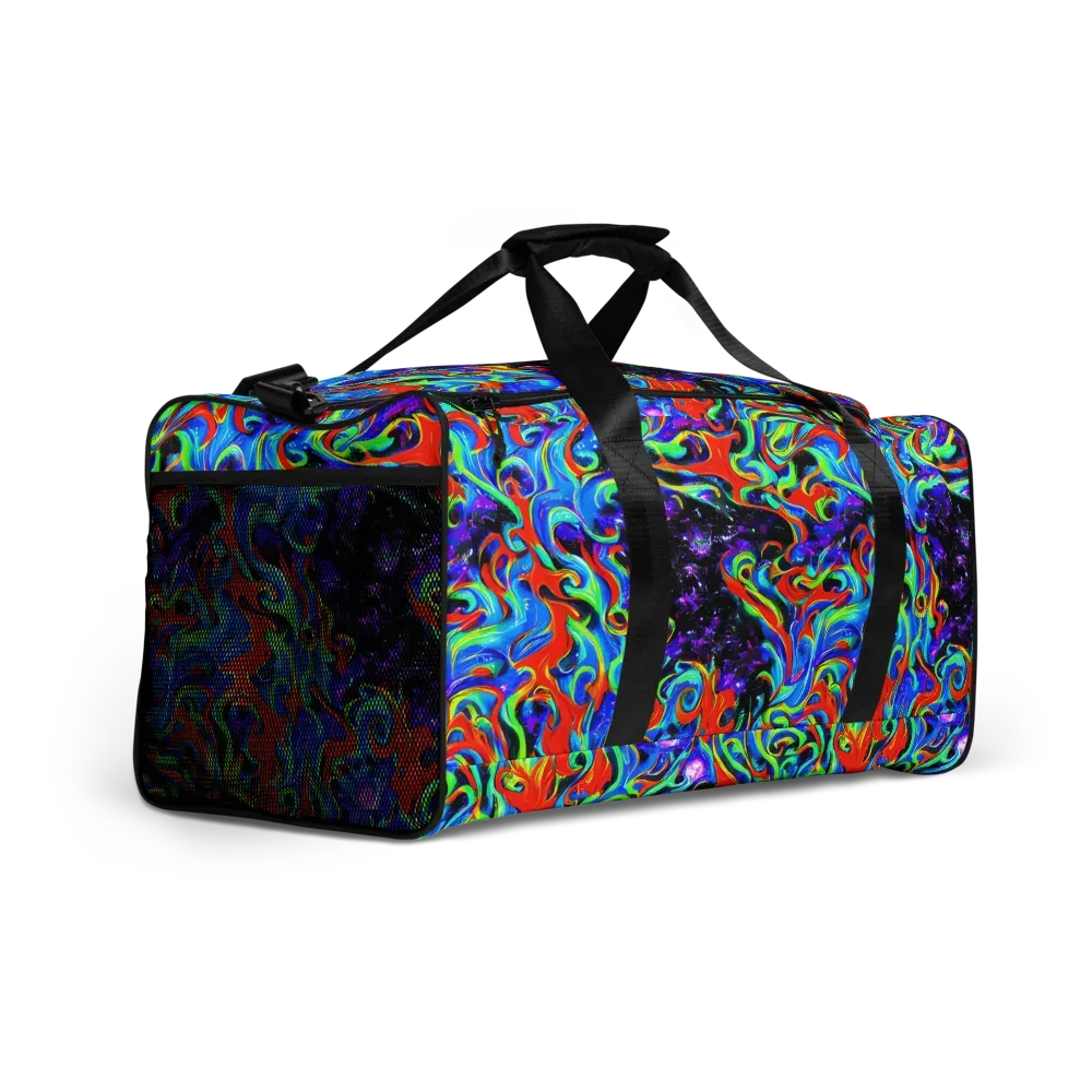 Sapphire Serpentine on Duffle Bag — Right Front