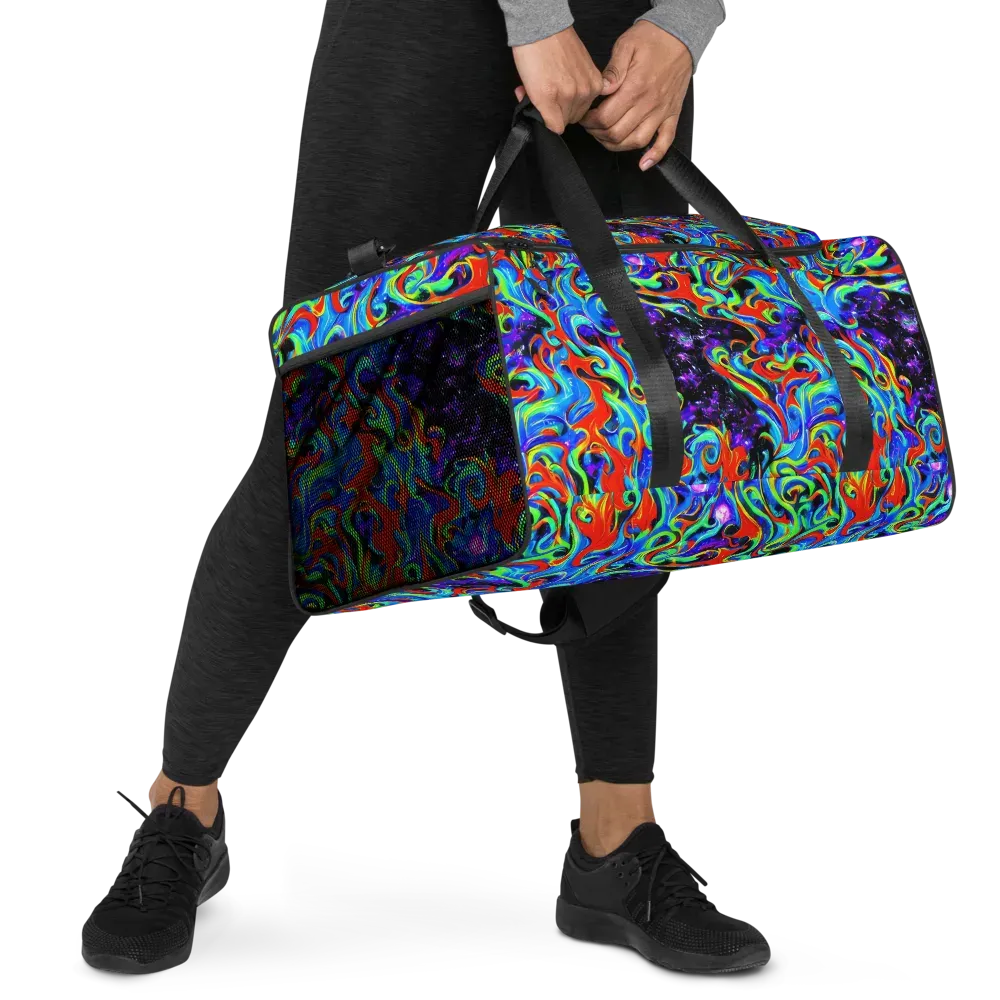 Sapphire Serpentine on Duffle Bag — Right Front