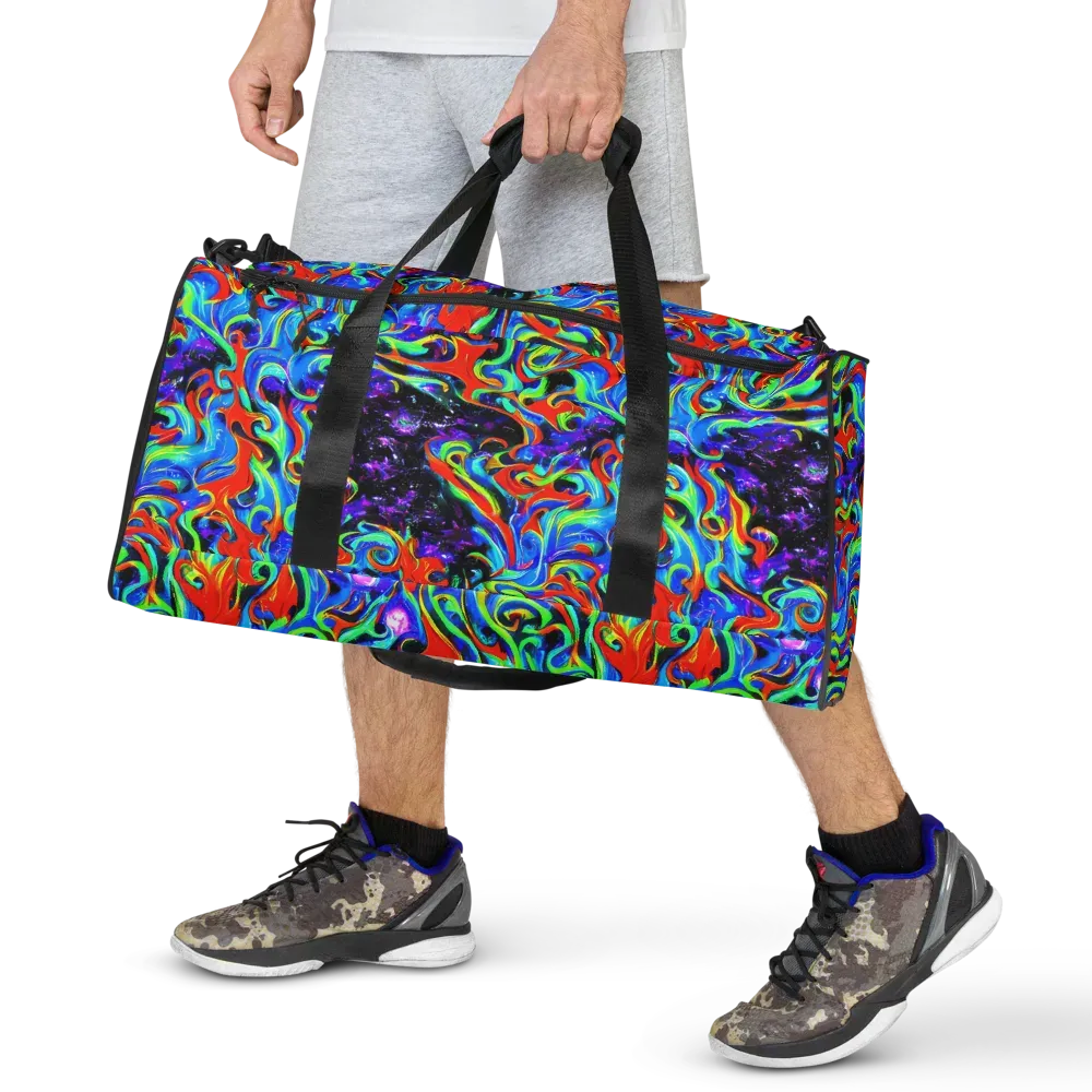 Sapphire Serpentine on Duffle Bag — Front