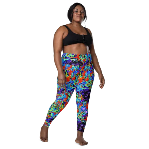 Sapphire Serpentine on a Leggings with Pockets