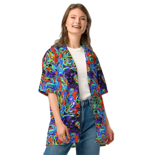 Sapphire Serpentine on a Button Shirt