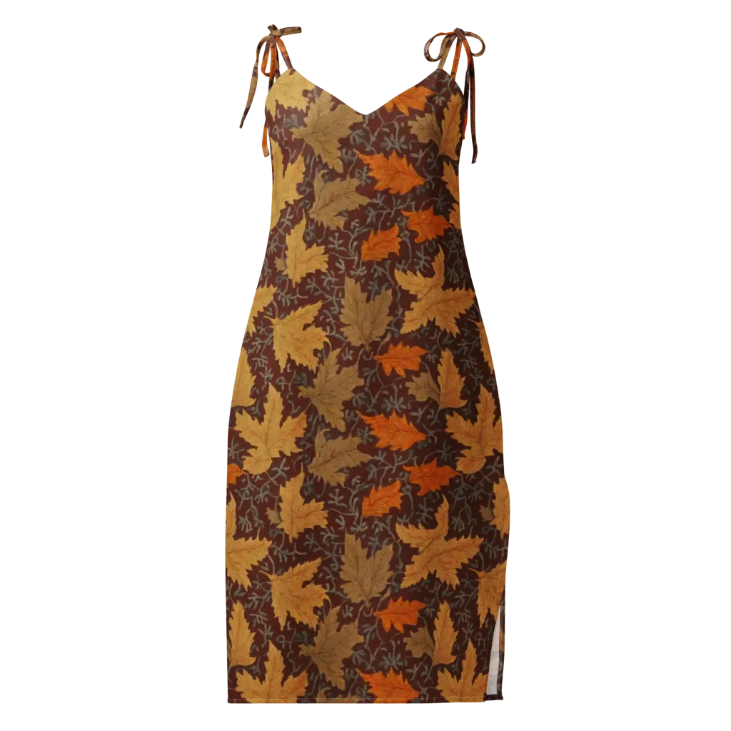 Gilded Harvest on Slip Dress — Front