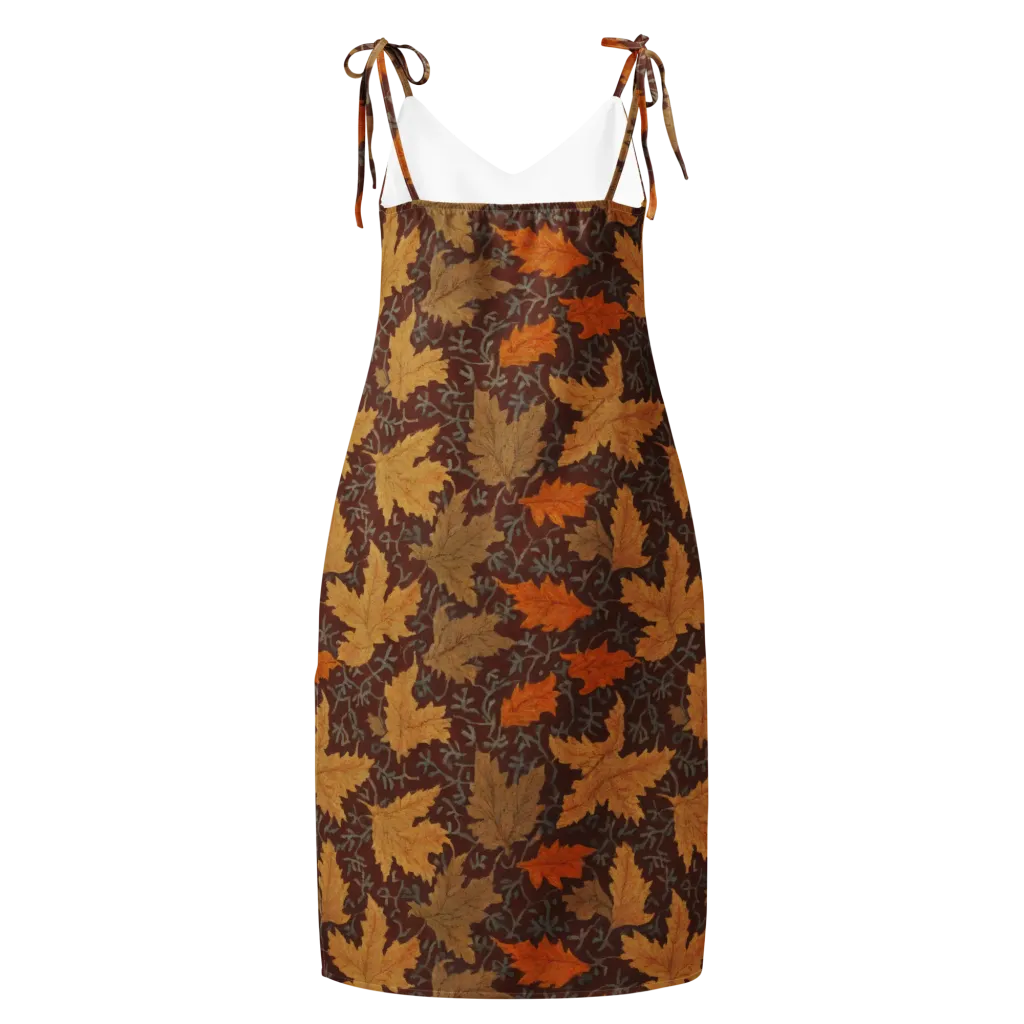Gilded Harvest on Slip Dress — Back