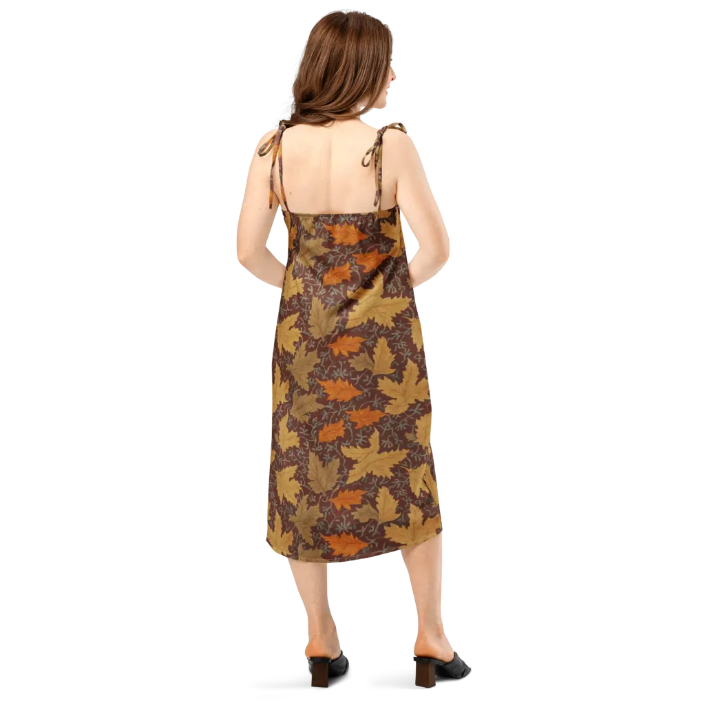 Gilded Harvest on Slip Dress — Back