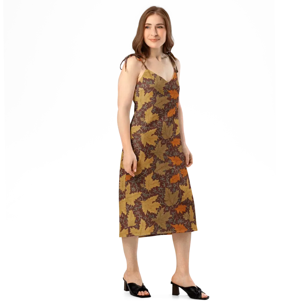 Gilded Harvest on Slip Dress — Right Front