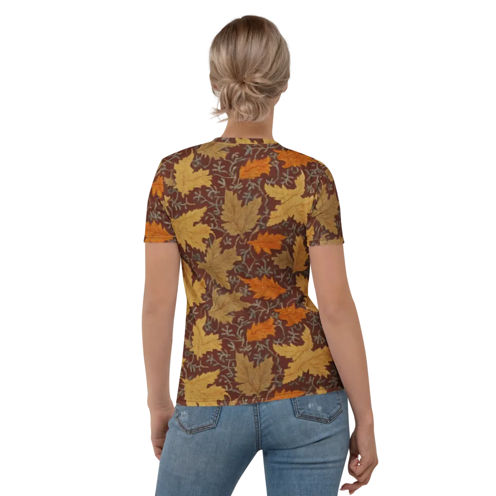 Gilded Harvest on Women's Crew Neck T-Shirt — Back