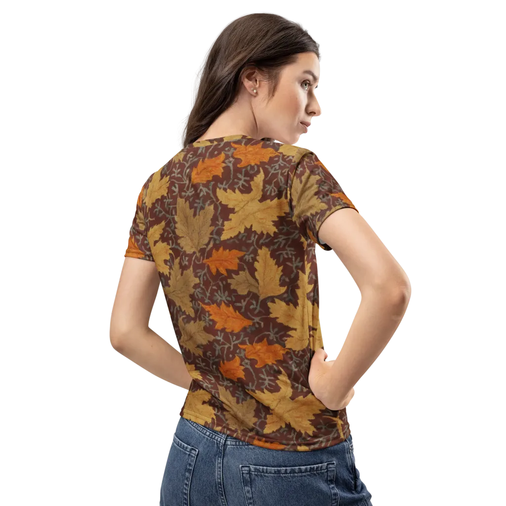 Gilded Harvest on Women's Crew Neck T-Shirt — Back