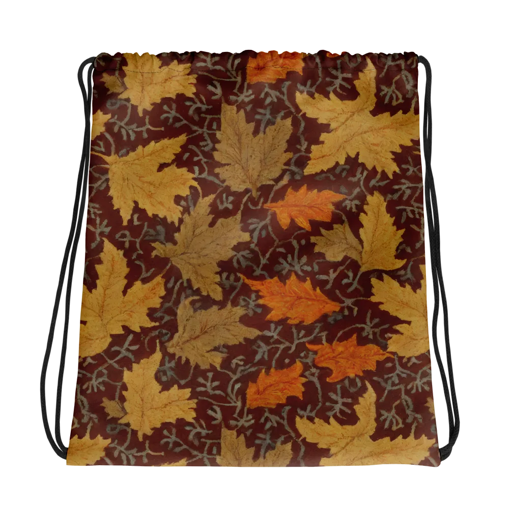 Gilded Harvest on Drawstring Bag — Photo