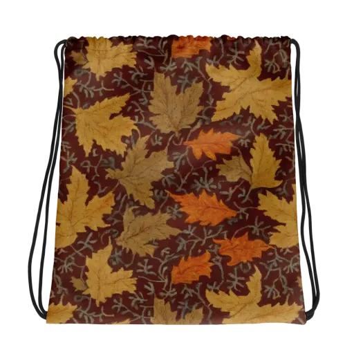 Gilded Harvest on a Drawstring Bag