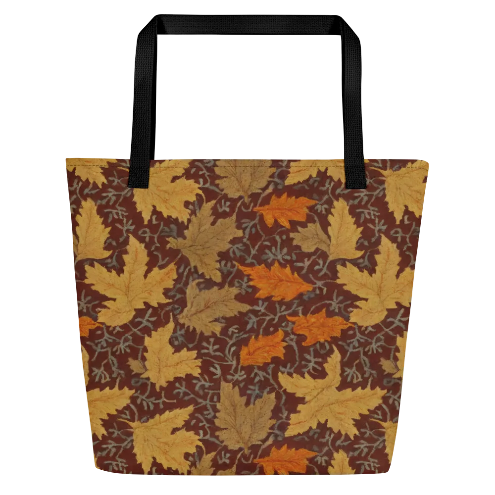 Gilded Harvest on Large Tote Bag W/ Pocket — Front