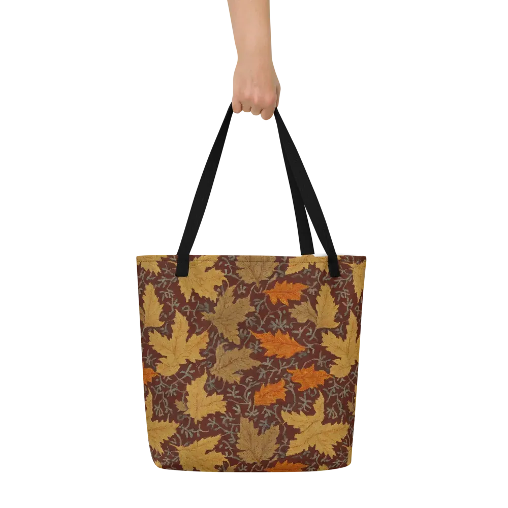 Gilded Harvest on Large Tote Bag W/ Pocket — Front