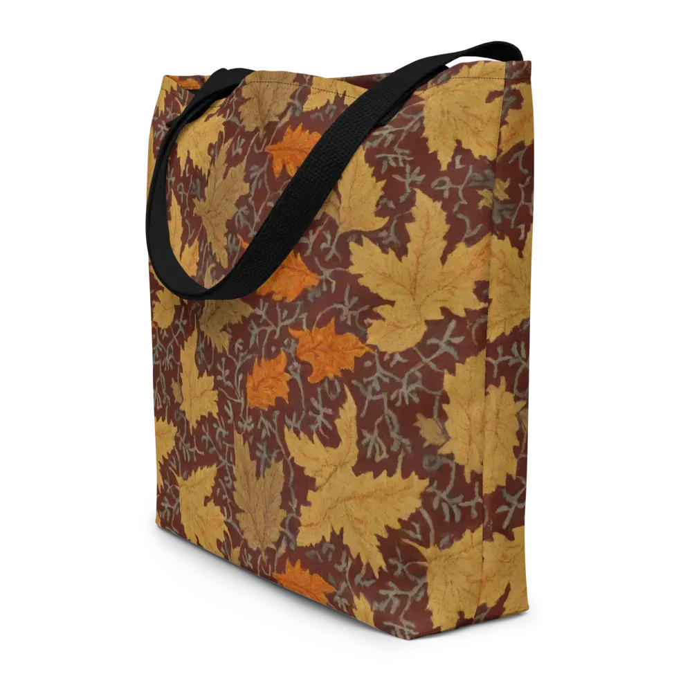 Gilded Harvest on Large Tote Bag W/ Pocket — Front