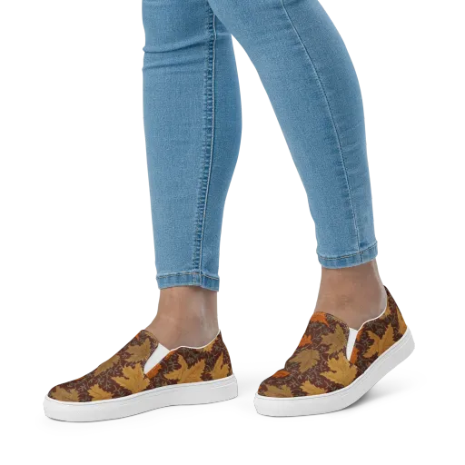 Gilded Harvest on a Women's Slip-On Canvas Shoes