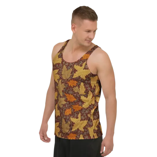 Gilded Harvest on a Men's Tank Top