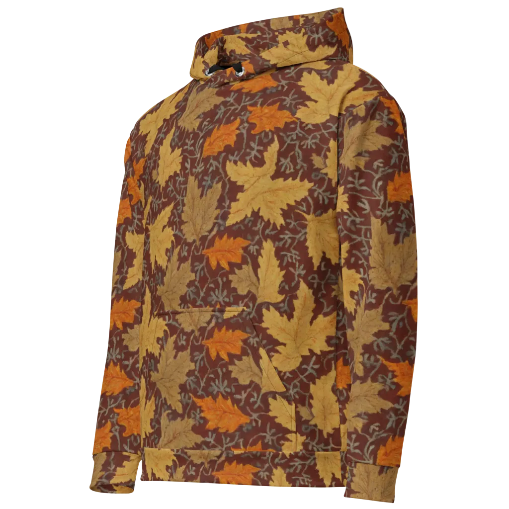 Gilded Harvest on Cotton Hoodie — Left Front