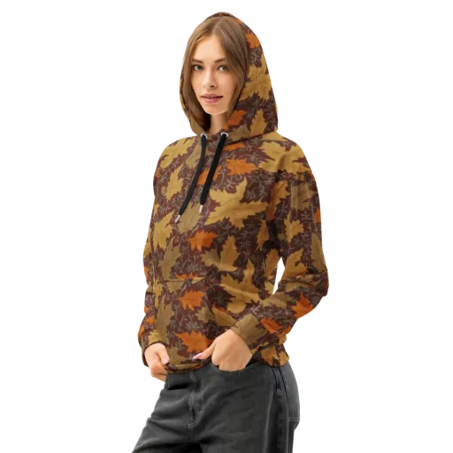 Gilded Harvest on a Cotton Hoodie