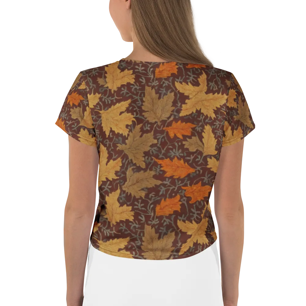 Gilded Harvest on Crop Tee — Back