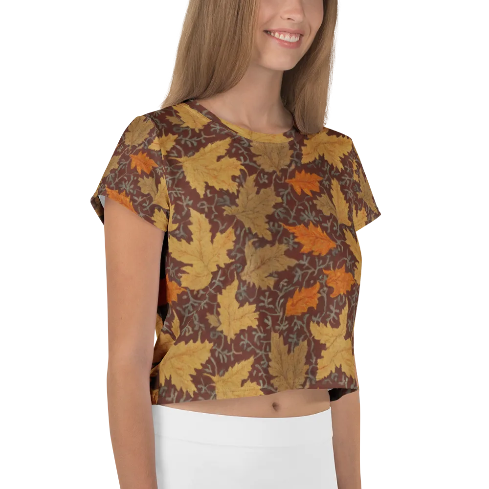 Gilded Harvest on Crop Tee — Right