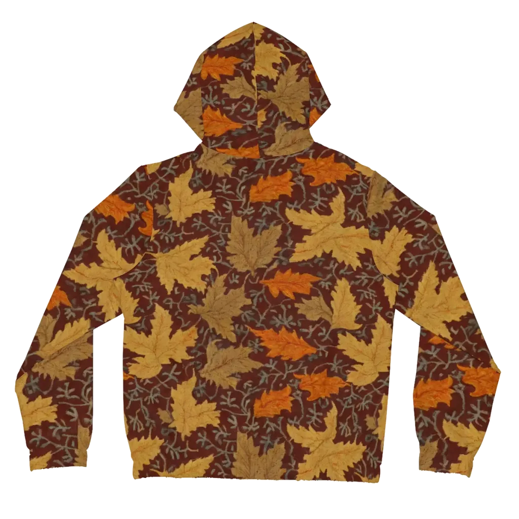Gilded Harvest on Women's Full-Zip Hoodie — Back