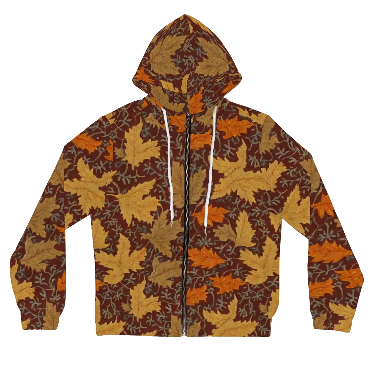 Gilded Harvest on Women's Full-Zip Hoodie — Front