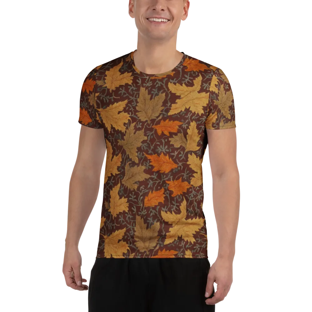 Gilded Harvest on Men's Athletic T-Shirt — Front
