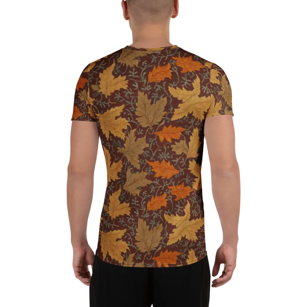 Gilded Harvest on Men's Athletic T-Shirt — Back