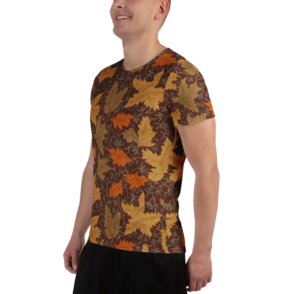 Gilded Harvest on Men's Athletic T-Shirt — Left