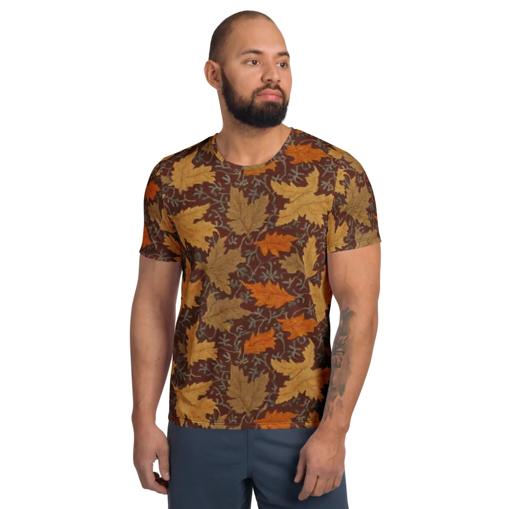 Gilded Harvest on Men's Athletic T-Shirt — Front