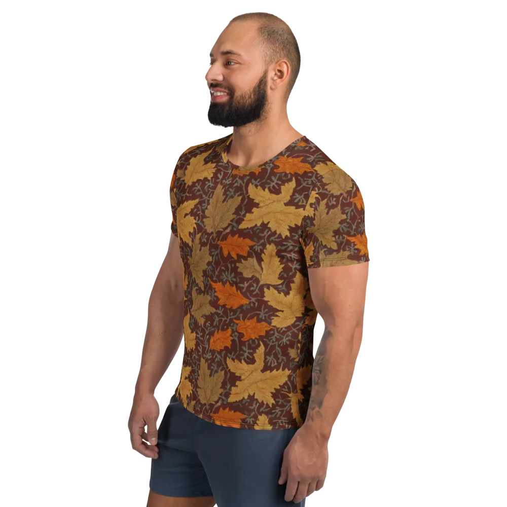 Gilded Harvest on Men's Athletic T-Shirt — Left