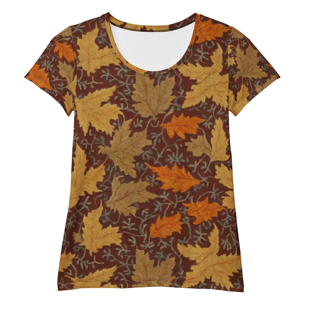 Gilded Harvest on Women's Athletic T-Shirt — Front