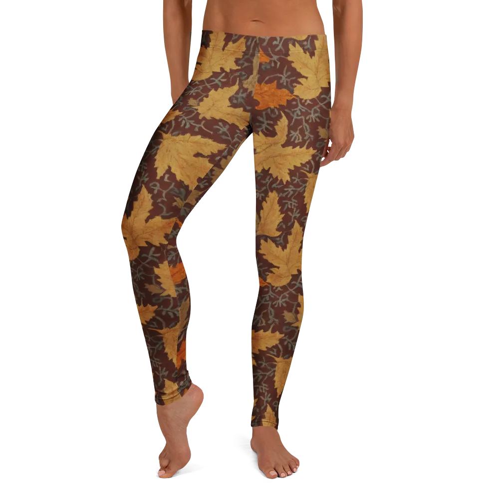 Gilded Harvest on Leggings — Front