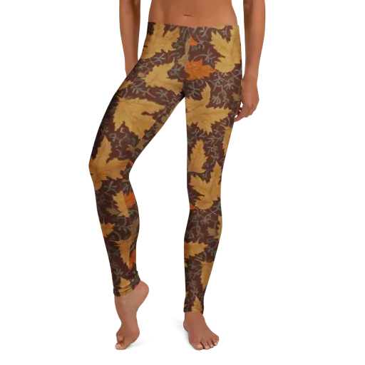 Gilded Harvest on a Leggings