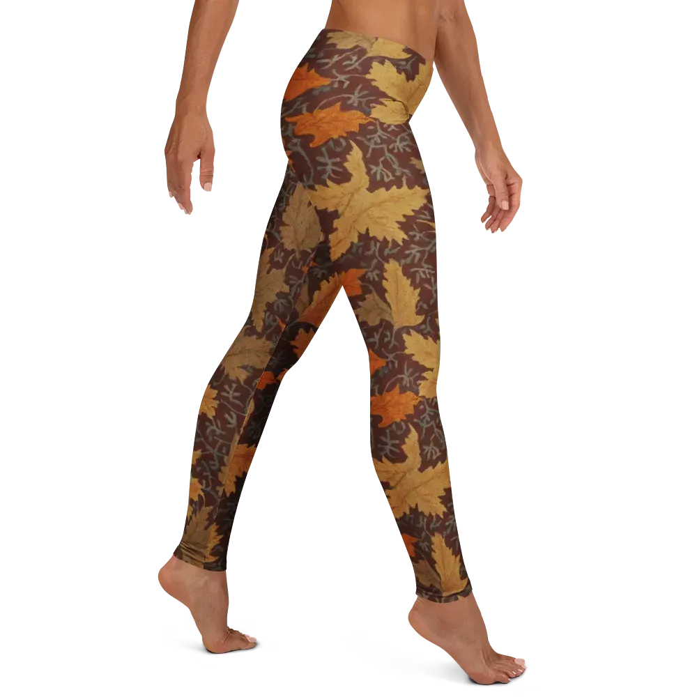Gilded Harvest on Leggings — Right