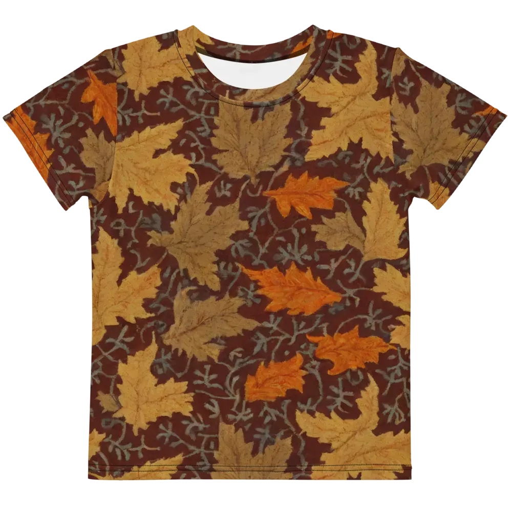 Gilded Harvest on Kids Crew Neck T-Shirt — Front