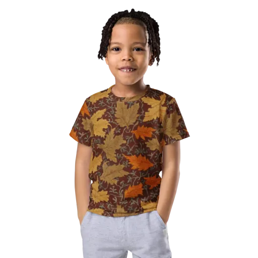 Gilded Harvest on a Kids Crew Neck T-Shirt