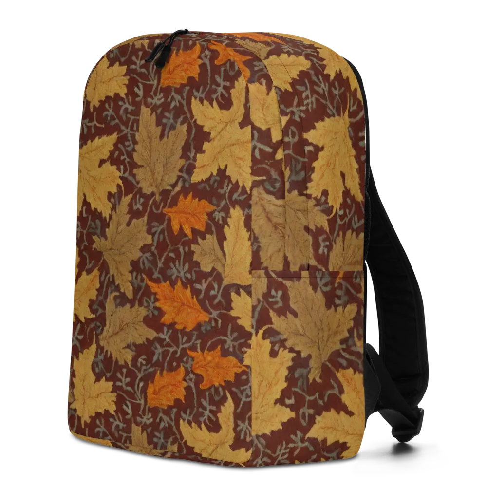 Gilded Harvest on Minimalist Backpack — Left