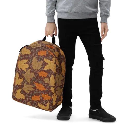 Gilded Harvest on a Minimalist Backpack