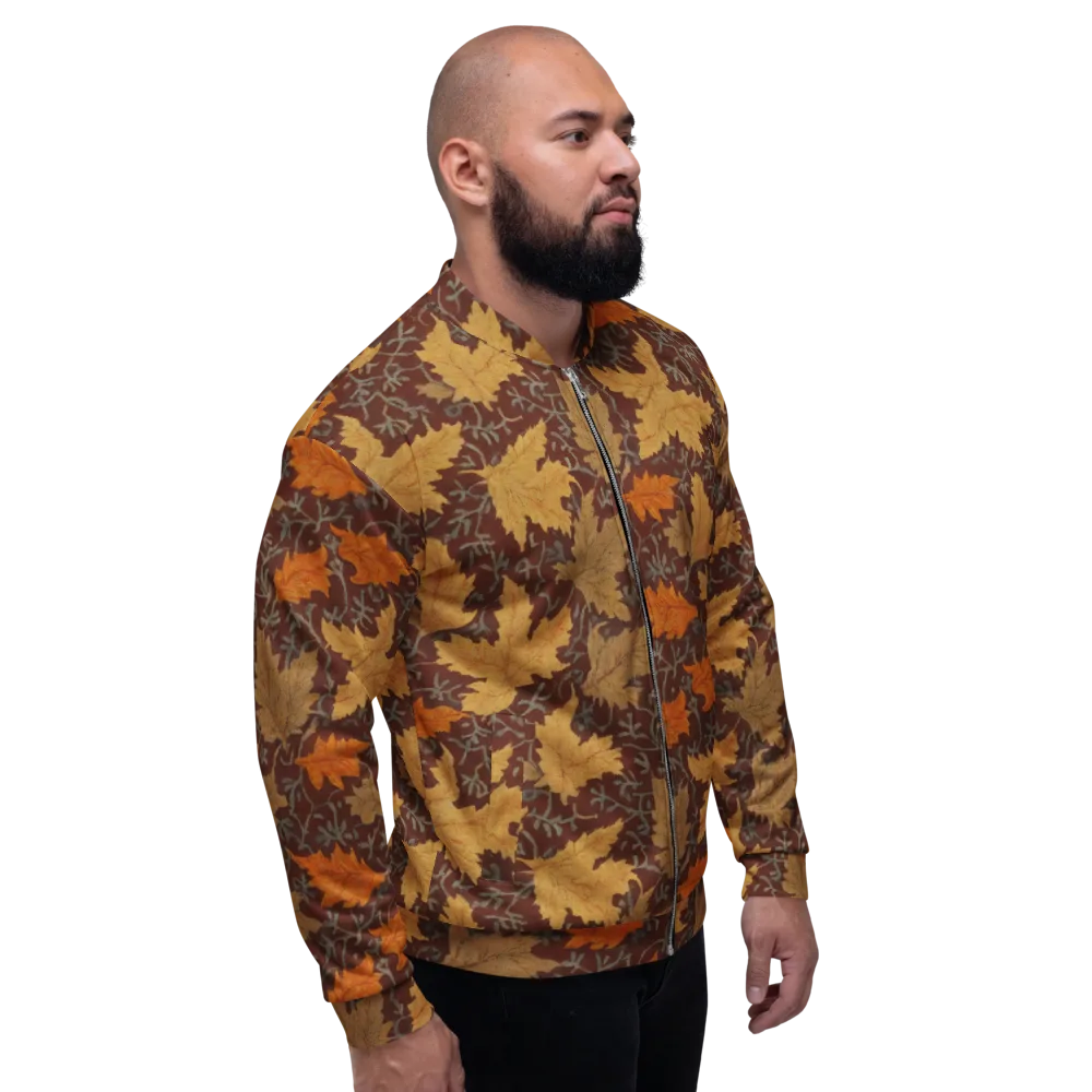 Gilded Harvest on Bomber Jacket — Right