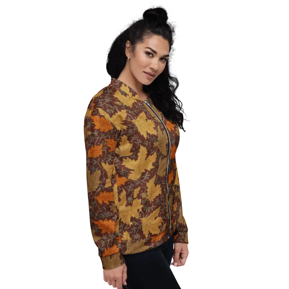 Gilded Harvest on Bomber Jacket — Right
