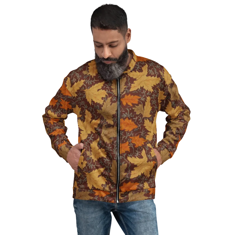 Gilded Harvest on Bomber Jacket — Front