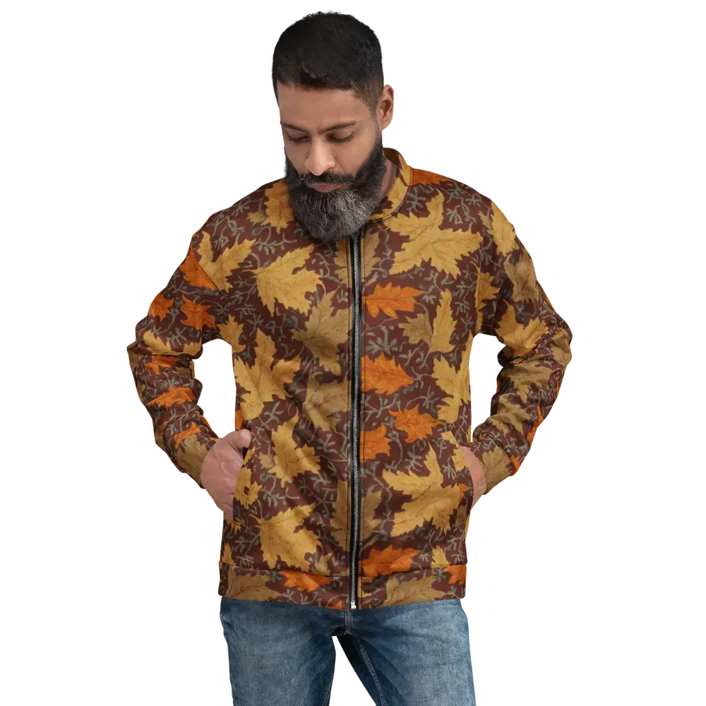 Gilded Harvest on Bomber Jacket — Front