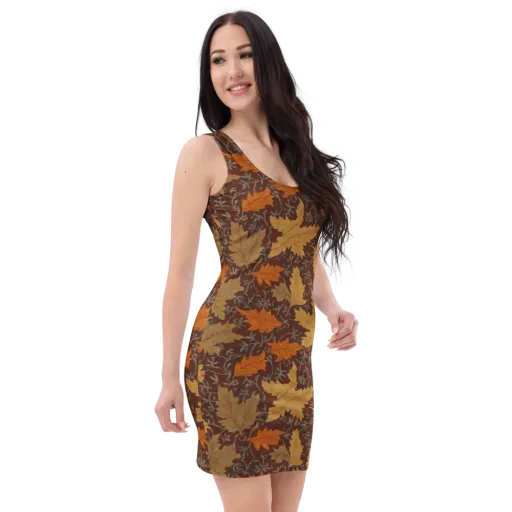 Gilded Harvest on a Bodycon Dress
