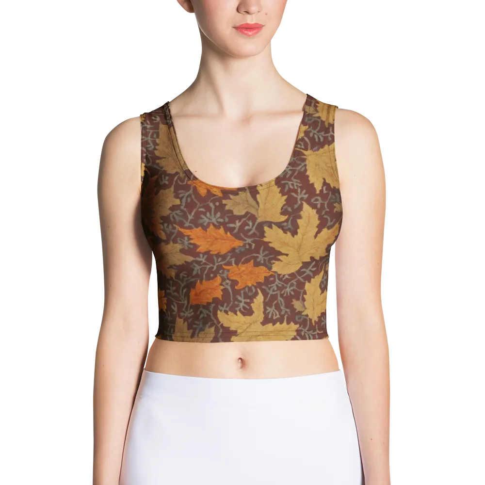 Gilded Harvest on Crop Top — Front
