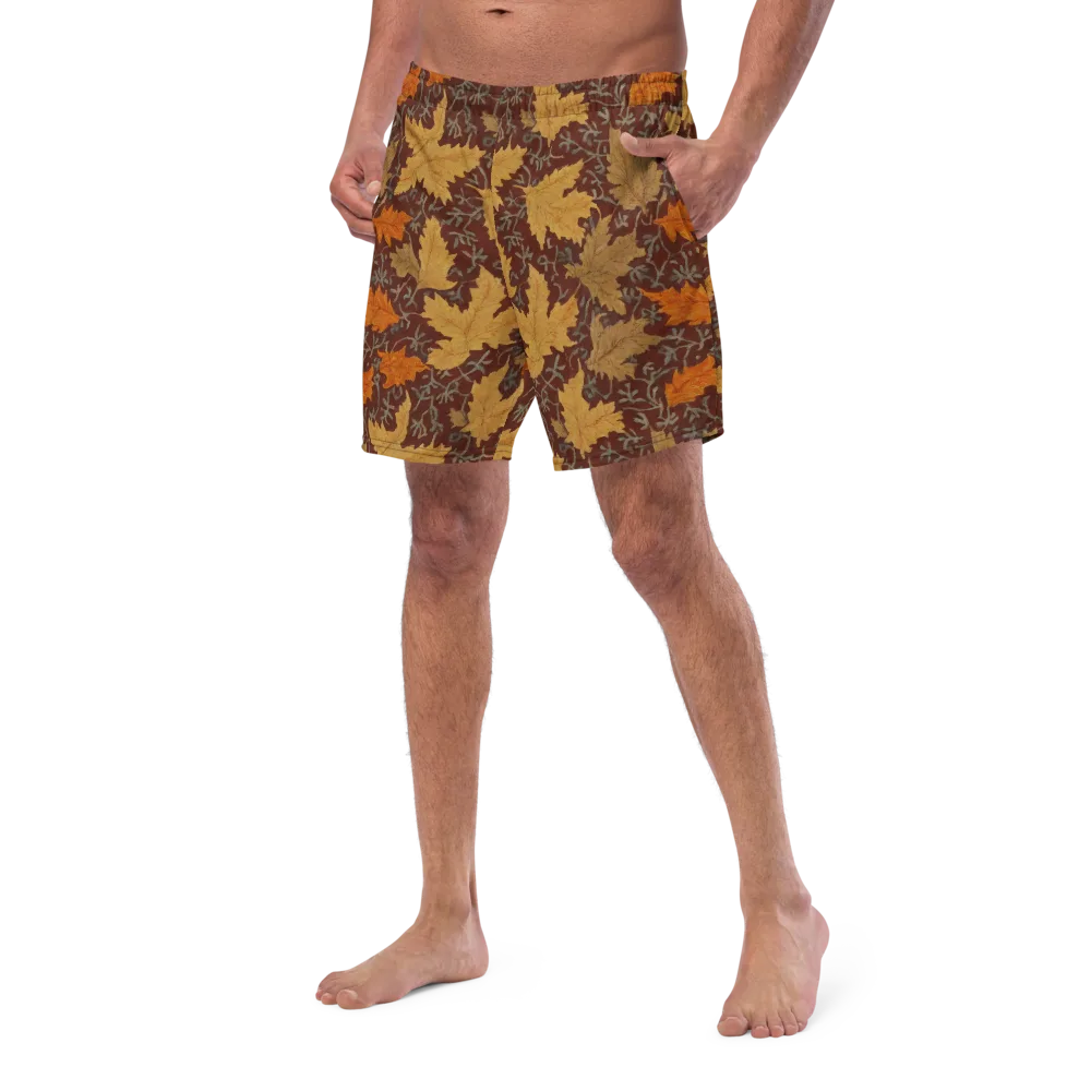 Gilded Harvest on Swim Trunks — Left Front