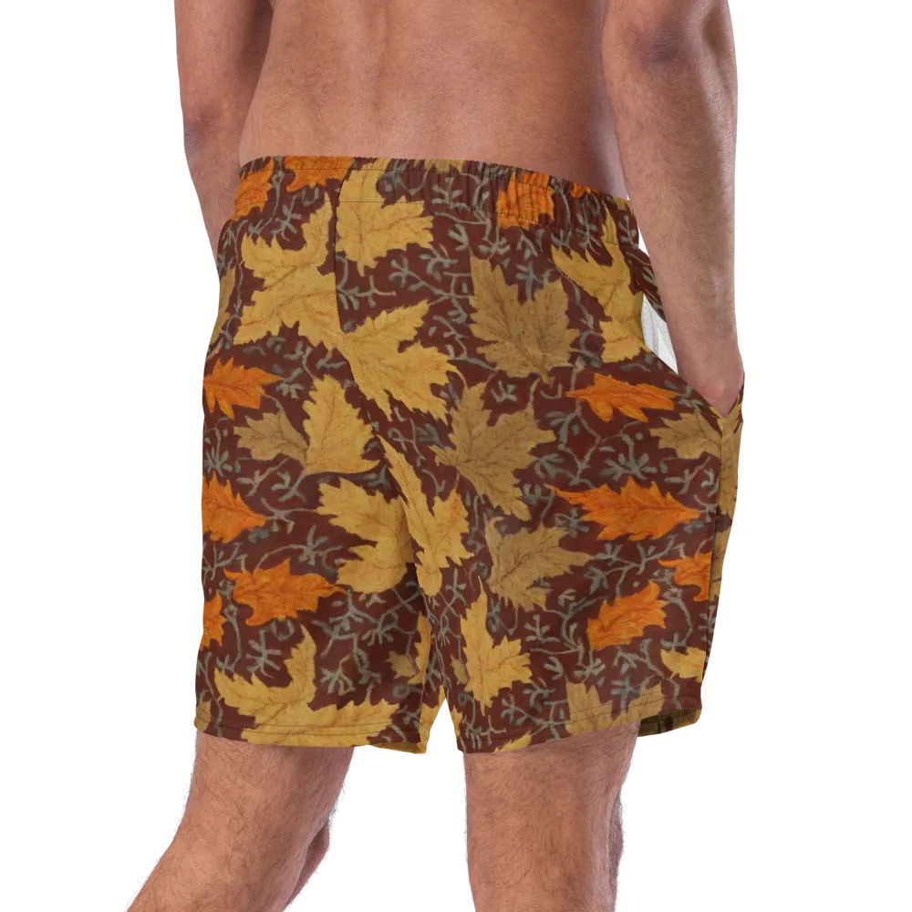Gilded Harvest on Swim Trunks — Right Back
