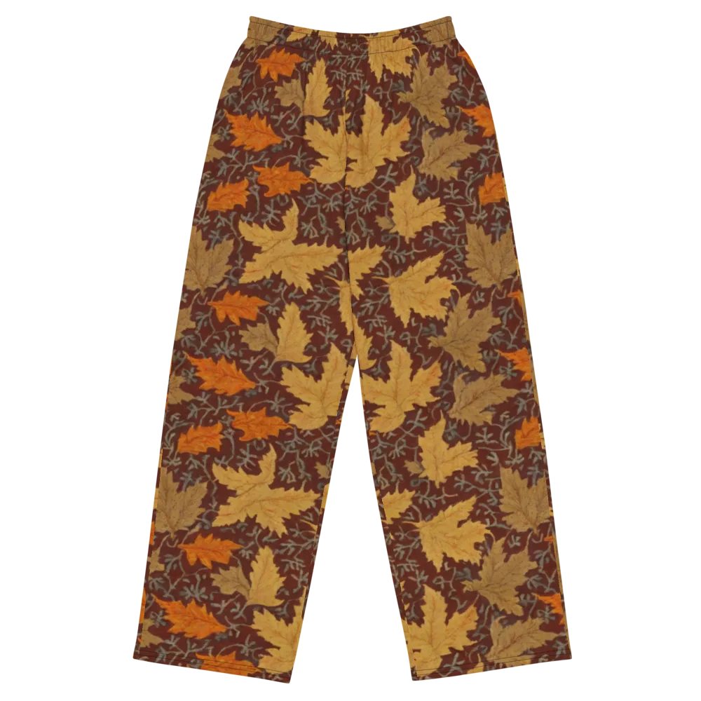 Gilded Harvest on Wide-Leg Pants — Front
